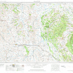 United States Geological Survey Gillette, WY-SD-MT (1954, 250000-Scale) digital map