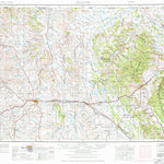 United States Geological Survey Gillette, WY-SD-MT (1955, 250000-Scale) digital map