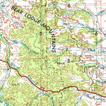 United States Geological Survey Gillette, WY-SD-MT (1955, 250000-Scale) digital map