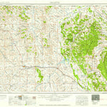 United States Geological Survey Gillette, WY-SD-MT (1958, 250000-Scale) digital map