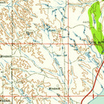 United States Geological Survey Gillette, WY-SD-MT (1958, 250000-Scale) digital map