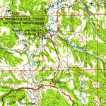 United States Geological Survey Gillette, WY-SD-MT (1958, 250000-Scale) digital map