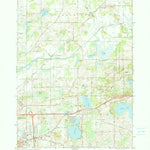 United States Geological Survey Gilletts Lake, MI (1970, 24000-Scale) digital map