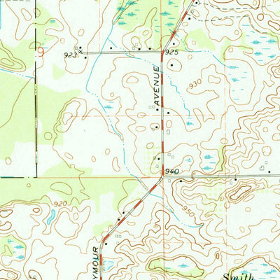 United States Geological Survey Gilletts Lake, MI (1970, 24000-Scale) digital map