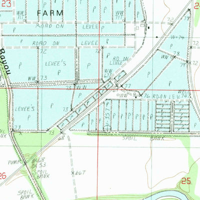 United States Geological Survey Gilleyville, LA (1982, 24000-Scale) digital map