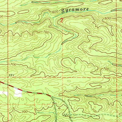 United States Geological Survey Gillham, AR (1964, 24000-Scale) digital map