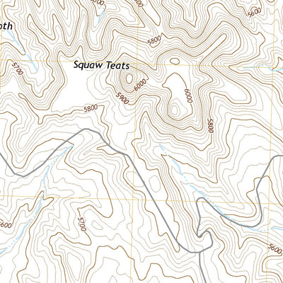 United States Geological Survey Gillies Draw, WY (2021, 24000-Scale) digital map