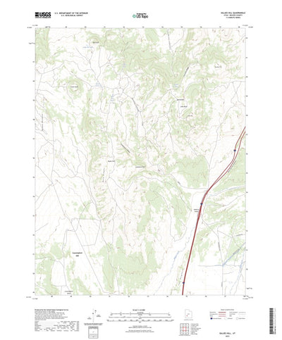United States Geological Survey Gillies Hill, UT (2023, 24000-Scale) digital map