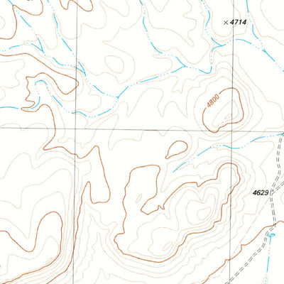 United States Geological Survey Gilliland Peak, TX (1983, 24000-Scale) digital map