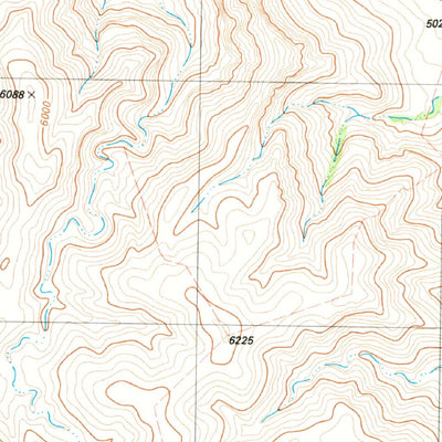 United States Geological Survey Gilliland Peak, TX (1983, 24000-Scale) digital map