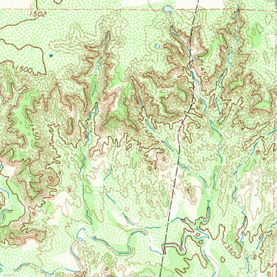 United States Geological Survey Gilliland, TX (1966, 24000-Scale) digital map