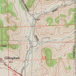 United States Geological Survey Gillingham, WI (1983, 24000-Scale) digital map
