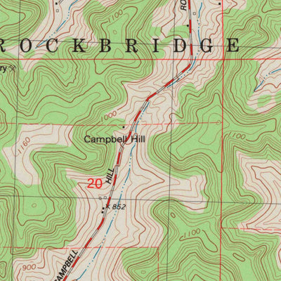 United States Geological Survey Gillingham, WI (1983, 24000-Scale) digital map