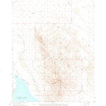 United States Geological Survey Gillis Canyon, NV (1964, 62500-Scale) digital map