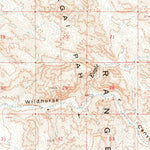 United States Geological Survey Gillis Canyon, NV (1964, 62500-Scale) digital map