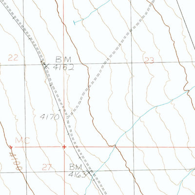 United States Geological Survey Gillis Canyon, NV (1988, 24000-Scale) digital map