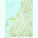 United States Geological Survey Gills Pier, MI (1983, 25000-Scale) digital map