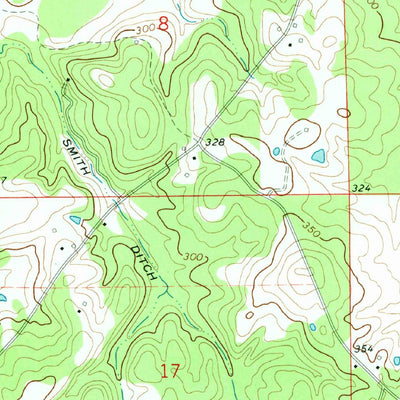 United States Geological Survey Gillsburg, MS (1972, 24000-Scale) digital map