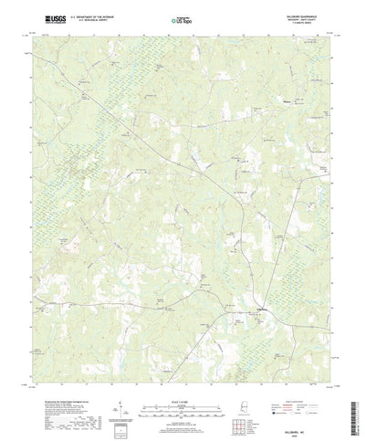 United States Geological Survey Gillsburg, MS (2020, 24000-Scale) digital map
