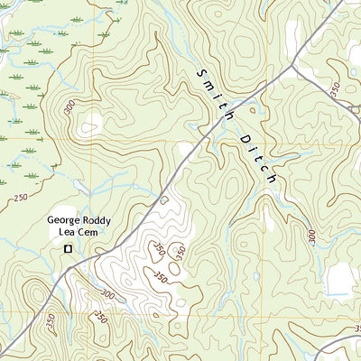 United States Geological Survey Gillsburg, MS (2020, 24000-Scale) digital map