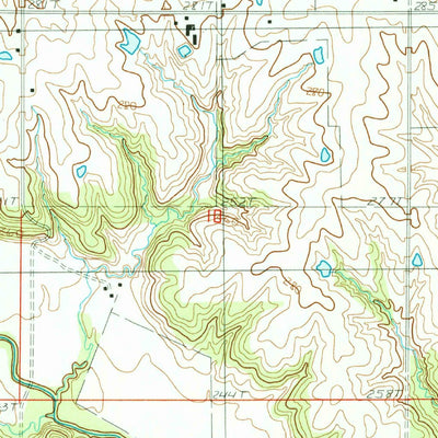 United States Geological Survey Gilman City East, MO (1984, 24000-Scale) digital map
