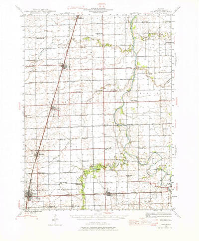United States Geological Survey Gilman, IL (1944, 62500-Scale) digital map