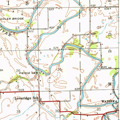 United States Geological Survey Gilman, IL (1944, 62500-Scale) digital map