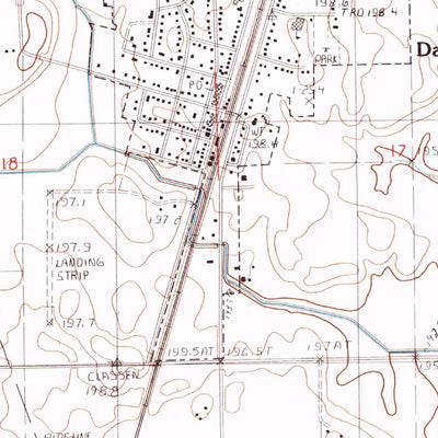 United States Geological Survey Gilman, IL (1986, 24000-Scale) digital map