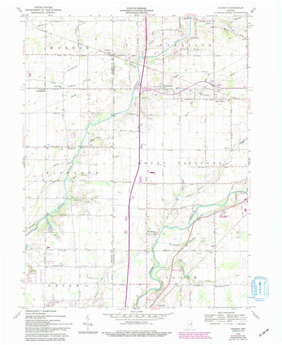 United States Geological Survey Gilman, IN (1960, 24000-Scale) digital map