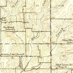 United States Geological Survey Gilman, MO (1925, 62500-Scale) digital map