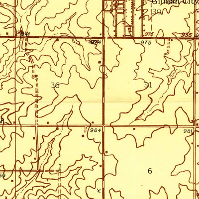 United States Geological Survey Gilman, MO (1946, 48000-Scale) digital map