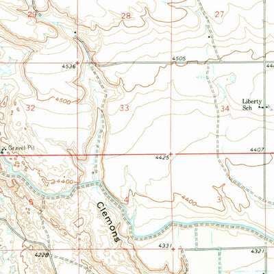 United States Geological Survey Gilman, MT (1960, 62500-Scale) digital map