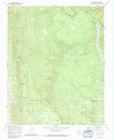 United States Geological Survey Gilman, NM (1970, 24000-Scale) digital map