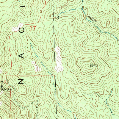 United States Geological Survey Gilman, NM (1970, 24000-Scale) digital map