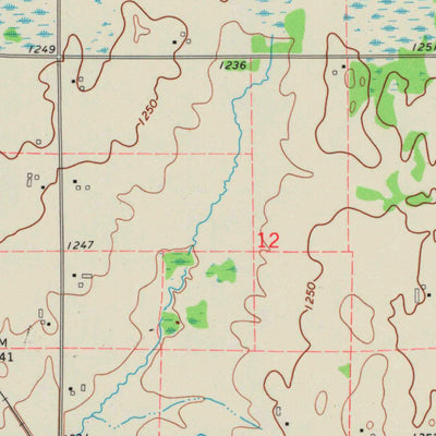 United States Geological Survey Gilman, WI (1973, 24000-Scale) digital map