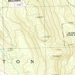 United States Geological Survey Gilmanton Ironworks, NH (1987, 24000-Scale) digital map