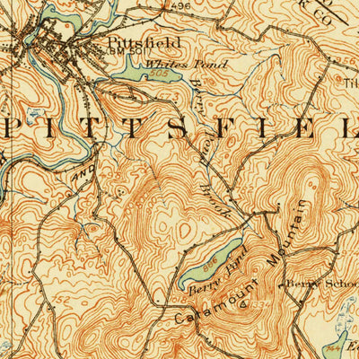 United States Geological Survey Gilmanton, NH (1919, 62500-Scale) digital map