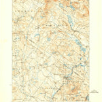 United States Geological Survey Gilmanton, NH (1927, 62500-Scale) digital map