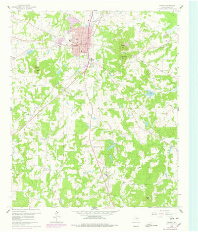 United States Geological Survey Gilmer, TX (1960, 24000-Scale) digital map