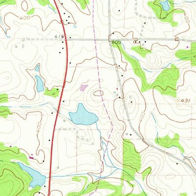 United States Geological Survey Gilmer, TX (1960, 24000-Scale) digital map