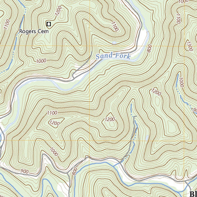 United States Geological Survey Gilmer, WV (2023, 24000-Scale) digital map
