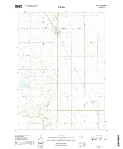 United States Geological Survey Gilmore City, IA (2022, 24000-Scale) digital map