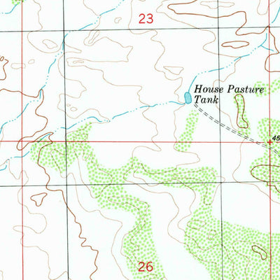 United States Geological Survey Gilmore Draw, NM (1981, 24000-Scale) digital map