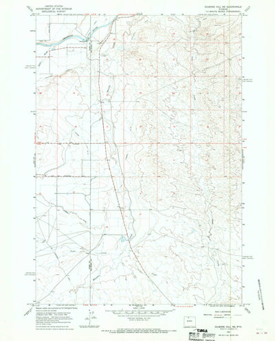 United States Geological Survey Gilmore Hill NE, WY (1966, 24000-Scale) digital map