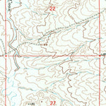 United States Geological Survey Gilmore Hill NE, WY (1966, 24000-Scale) digital map