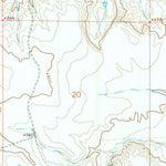 United States Geological Survey Gilmore Hill SE, WY (1966, 24000-Scale) digital map