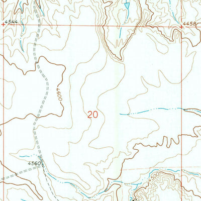 United States Geological Survey Gilmore Hill SE, WY (1966, 24000-Scale) digital map