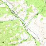 United States Geological Survey Gilmore, ID (1957, 62500-Scale) digital map