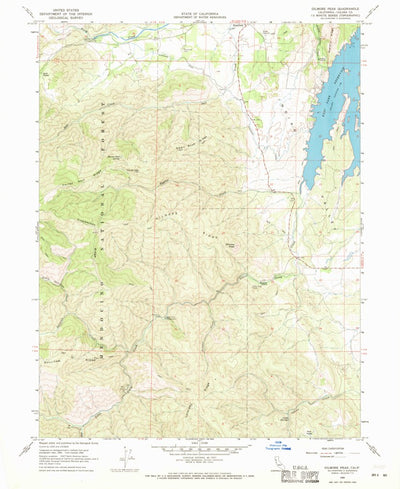 United States Geological Survey Gilmore Peak, CA (1968, 24000-Scale) digital map