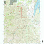 United States Geological Survey Gilmore Peak, CA (1996, 24000-Scale) digital map